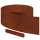 Vidaxl Gartenkante rostig 450 x 0,05 x 15 cm Cortenstahl