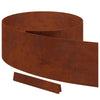 Vidaxl Gartenkante rostig 450 x 0,05 x 15 cm Cortenstahl