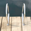 Vidaxx 3-Stufen-Gerüstleiter Silber 45 x 11,5 x 134 cm Aluminium
