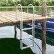 Vidaxx 3-Stufen-Gerüstleiter Silber 45 x 11,5 x 134 cm Aluminium