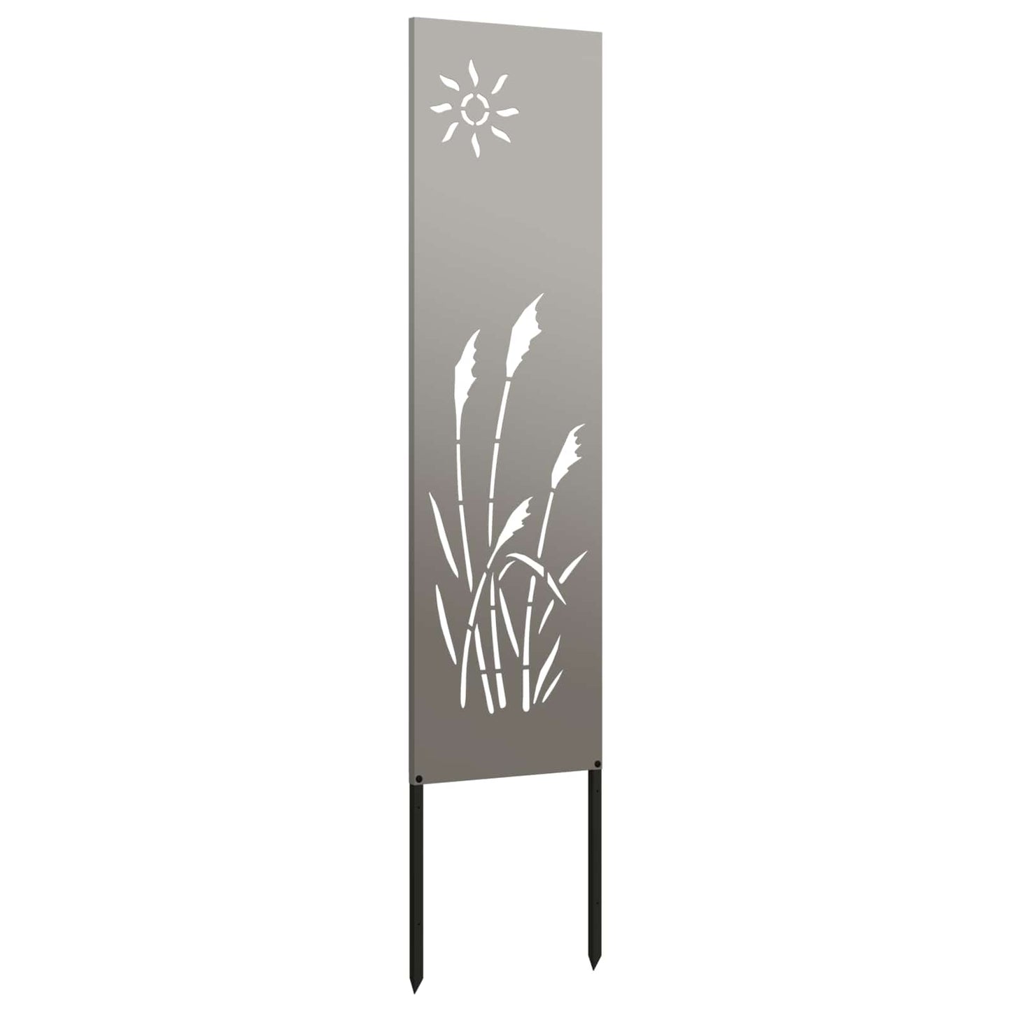VidaXL Garten-Sichtschutz Laubsägearbeit rostig 32 x 140 cm Cortenstahl