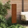 VidaXL Garten-Sichtschutz Laubsägearbeit rostig 32 x 140 cm Cortenstahl