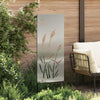 Vidaxxl Garten-Sichtschutz Silber 50 x 140 cm verzinkter Stahl