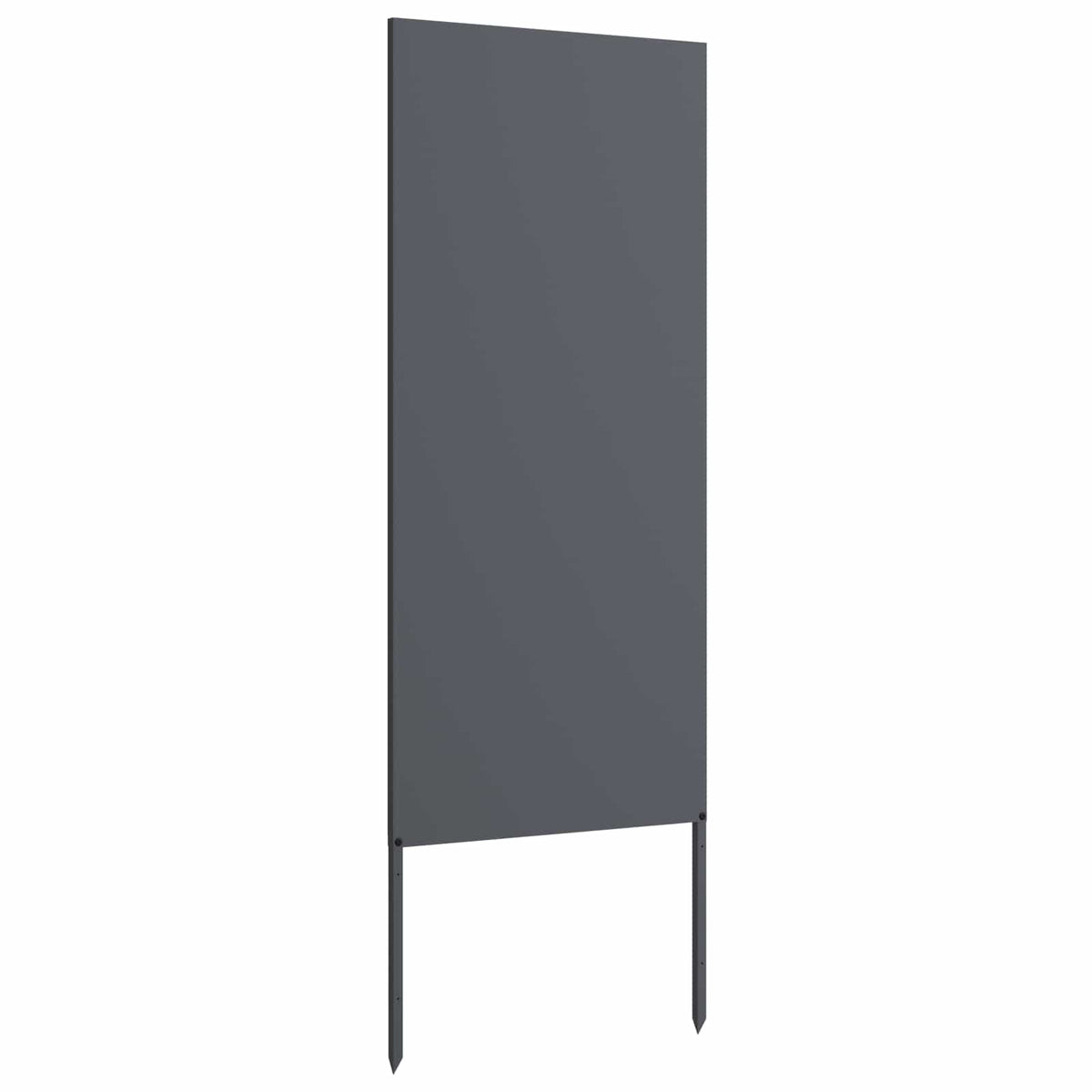 Vidaxxl Garten-Sichtschutz Anthrazit 50 x 140 cm kaltgewalzter Stahl