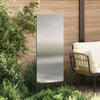 VidaXL Garten-Sichtschutz Laubsägewerk Silber 50 x 140 cm Edelstahl
