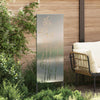 Vidaxxl Garten-Sichtschutz Silber 50 x 140 cm verzinkter Stahl