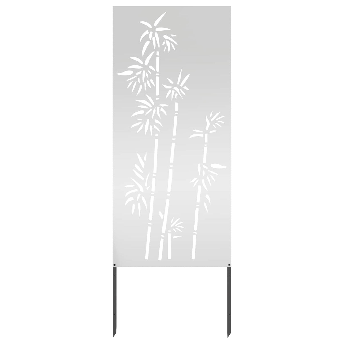 Vidaxxl Garten-Sichtschutz Silber 50 x 140 cm verzinkter Stahl