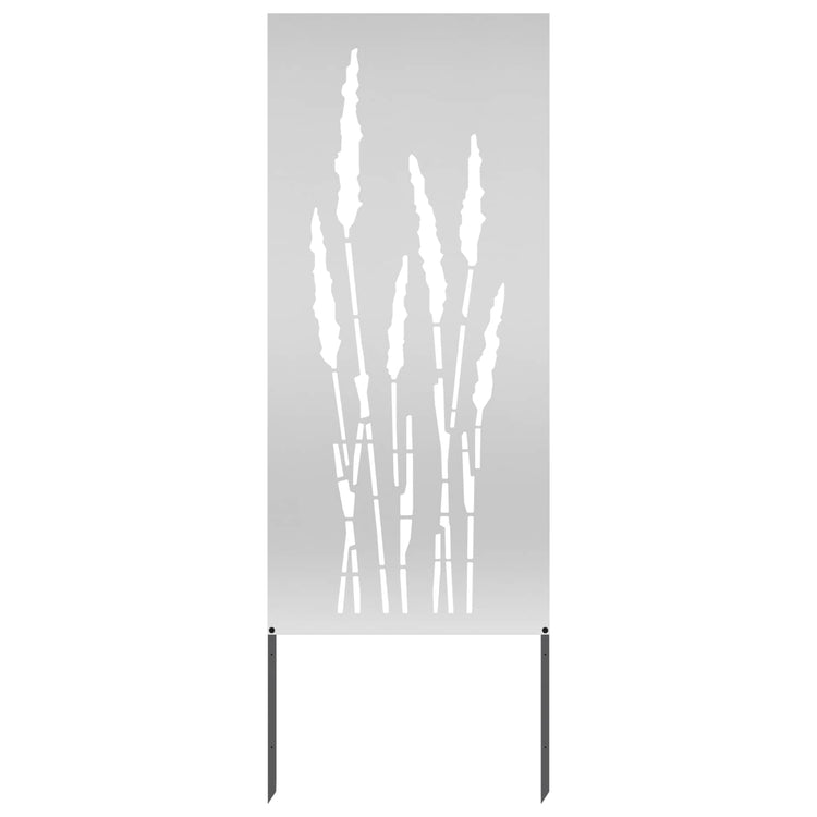Vidaxxl Garten-Sichtschutz Silber 50 x 140 cm verzinkter Stahl