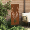 VidaXL Garten-Sichtschutz Tierdruck rostig 50 x 140 cm Cortenstahl