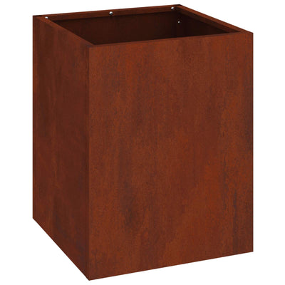 Vidaxl Gartenblumentopf Cortenstahl 32 x 32 x 40 cm Cortenstahl