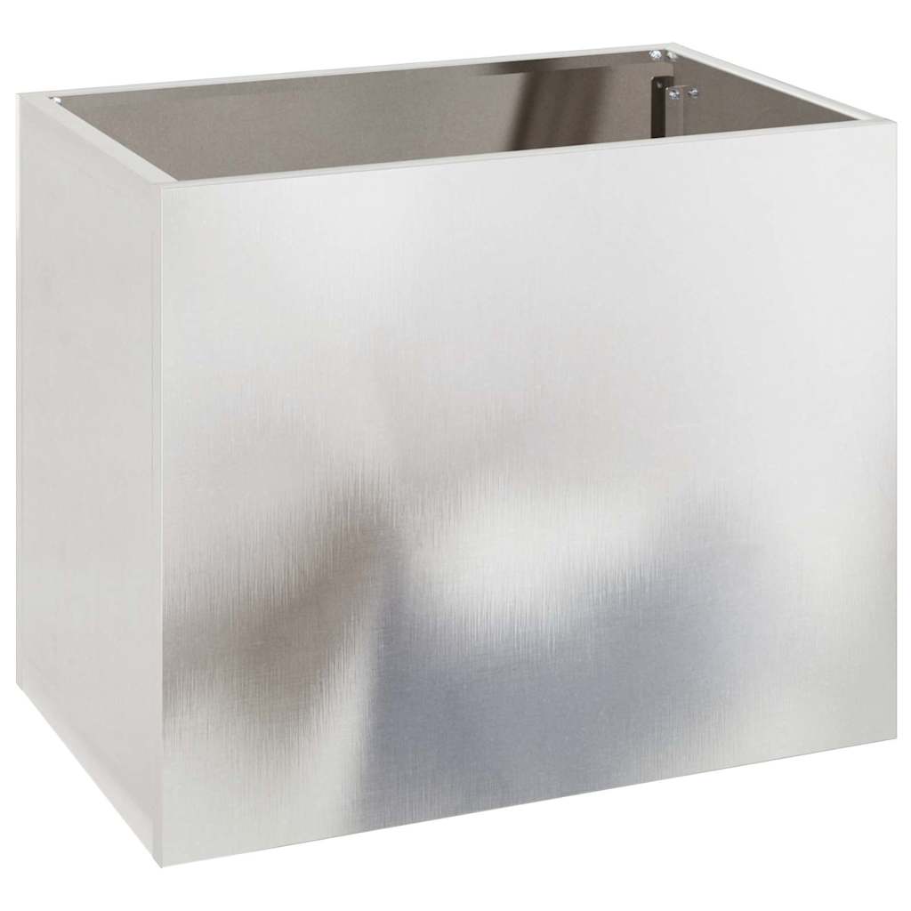 Vidaxx Gartenblumentopf Edelstahl 50 x 32 x 40 cm Edelstahl