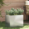 Vidaxl Gartenblumentopf aus verzinktem Stahl 50 x 32 x 40 cm