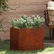 Vidaxl Gartenblumentopf Cortenstahl 50 x 32 x 40 cm Cortenstahl