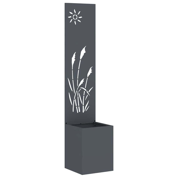 VidaXL Garten-Sichtschutz Laubsägearbeit Anthrazit 50 x 32 x 150 cm