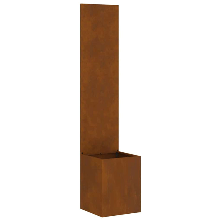 Vidaxl Garten-Sichtschutz rostig 50 x 32 x 150 cm Cortenstahl