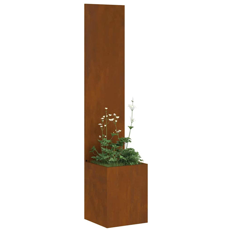 Vidaxl Garten-Sichtschutz rostig 50 x 32 x 150 cm Cortenstahl