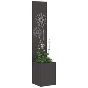 Vidaxxl Garten-Sichtschutz schwarz 32 x 32 x 150 cm kaltgewalzter Stahl - afbeelding 3