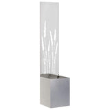 VidaXL Garten-Sichtschutz Laubsägewerk Silber 32 x 140 cm Edelstahl - afbeelding 2