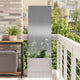 VidaXL Garten-Sichtschutz Silber 50 x 32 x 150 cm Edelstahl