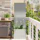 VidaXL Garten-Sichtschutz Laubsägearbeit Silber 50 x 32 x 150 cm