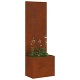 Vidaxl Garten-Sichtschutz rostig 50 x 32 x 150 cm Cortenstahl - afbeelding 3