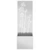 Vidaxxl Garten-Sichtschutz Silber 50 x 140 cm verzinkter Stahl