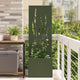 Vidaxxl Garten-Sichtschutz Olivgrün 50 x 140 cm kaltgewalzter Stahl