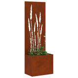 Vidaxxl Garten-Sichtschutz Laubsägearbeit rostig 50 x 140 cm Cortenstahl - afbeelding 3