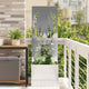 VidaXL Garten-Sichtschutz Silber 50 x 140 cm Edelstahl