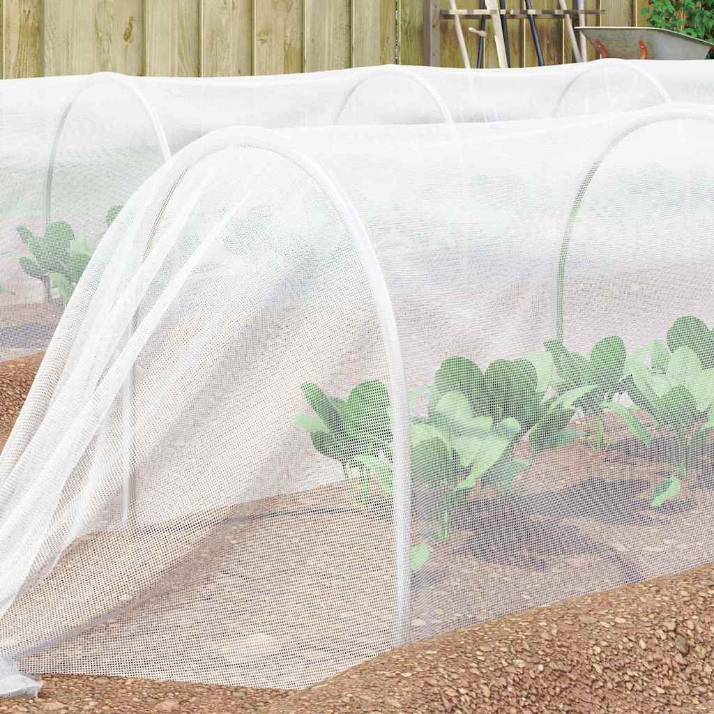 Vidaxl Insektennetz weiß 2 x 50 m Polyethylen
