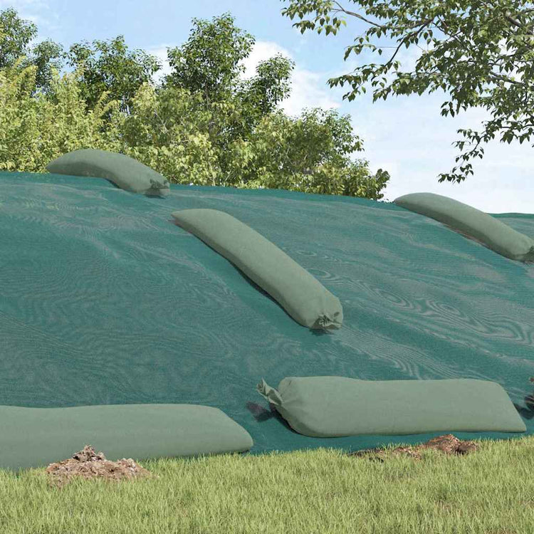 Vidaxx Siloabdeckung grün 12 x 5 m HDPE