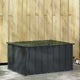Vidaxxl Garten-Aufbewahrungsbox schwarz 101 x 82 x 50 cm Stahl