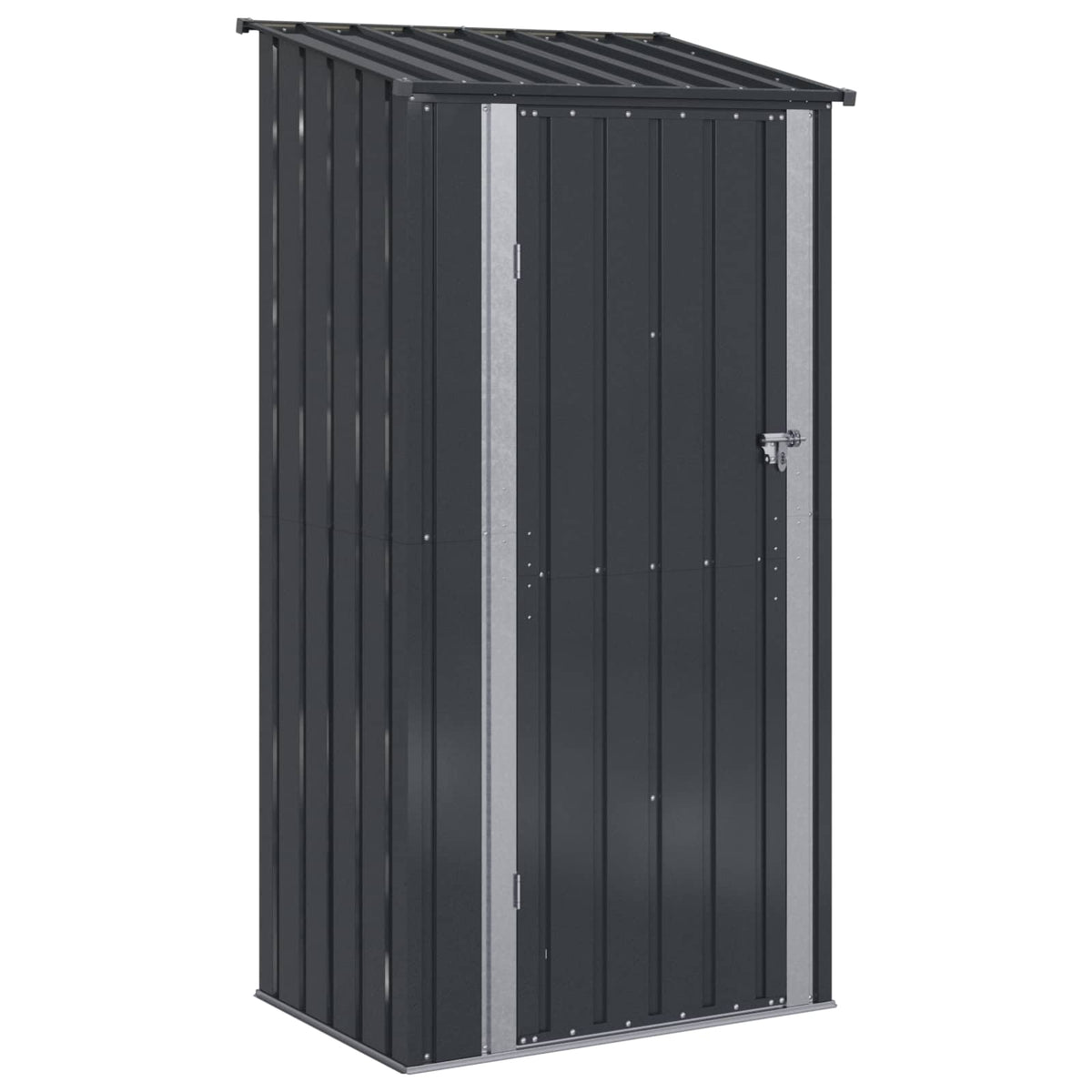 Vidaxl Gartenhaus Anthrazit 103 x 74 x 200 cm Metall