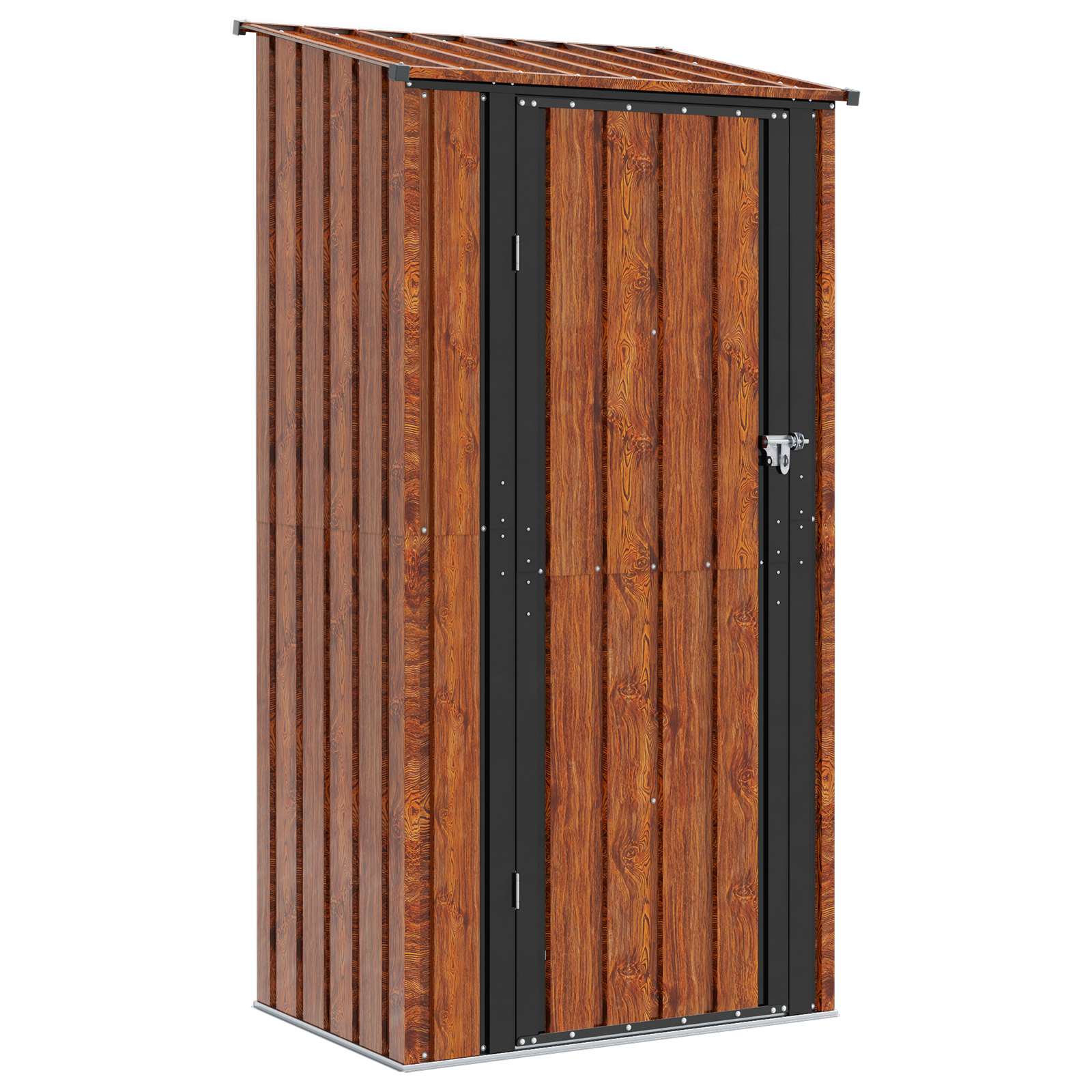 Vidaxx Gartenhaus braun 103 x 74 x 200 cm Metall