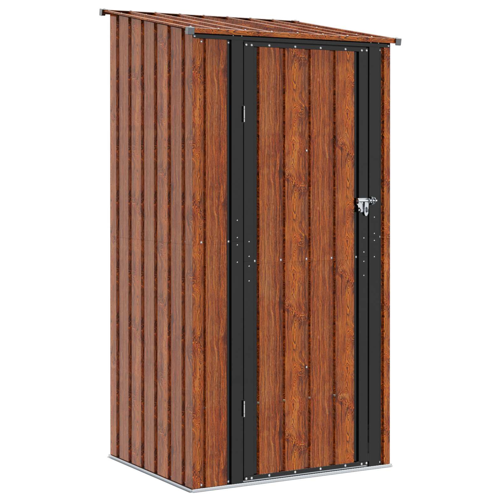 Vidaxx Gartenhaus braun 103 x 86 x 200 cm Metall