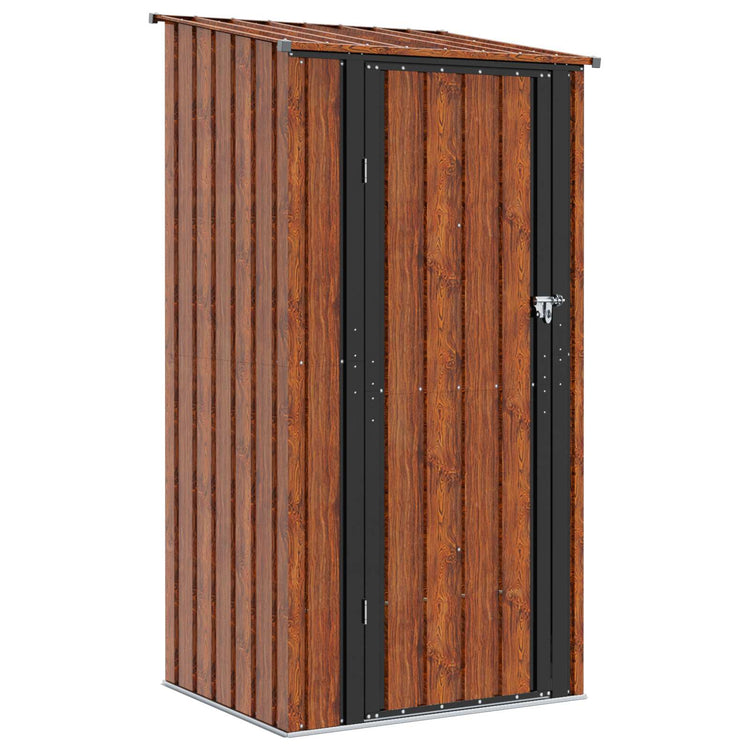 Vidaxx Gartenhaus braun 103 x 86 x 200 cm Metall