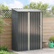 Vidaxl Gartenhaus Anthrazit 140,5 x 74 x 200 cm Metall