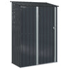 Vidaxl Gartenhaus Anthrazit 140,5 x 74 x 200 cm Metall