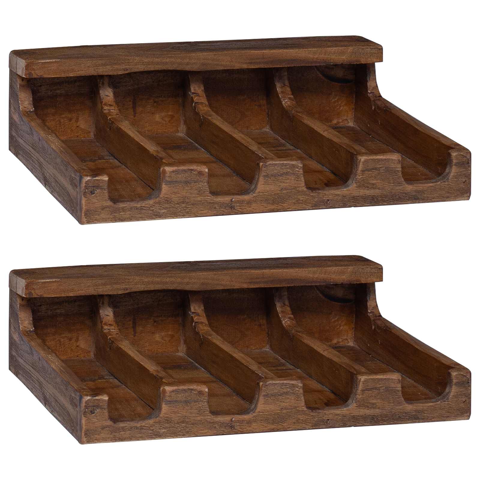 Vidaxx Koffer Braun 36 x 30 x 10 cm massives Mahagoni