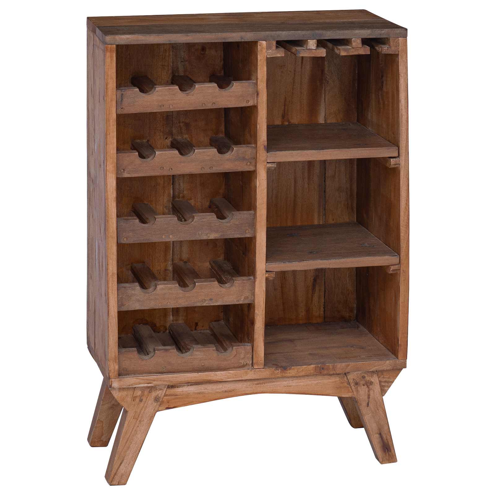 Vidaxx Regal braun 60 x 30 x 90 cm aus massivem Recyclingholz