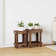 Vidaxx Pflanzenständer 2 Stk. Braun 70 x 11 x 27 cm Mahagoni