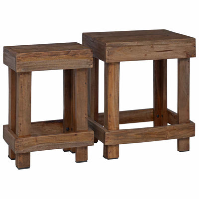 Vidaxx Pflanzenständer 2 Stk. Braun 70 x 11 x 27 cm Mahagoni