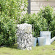 Vidaxx Gabionenhahn Silber 26 x 25 x 50 cm Edelstahl