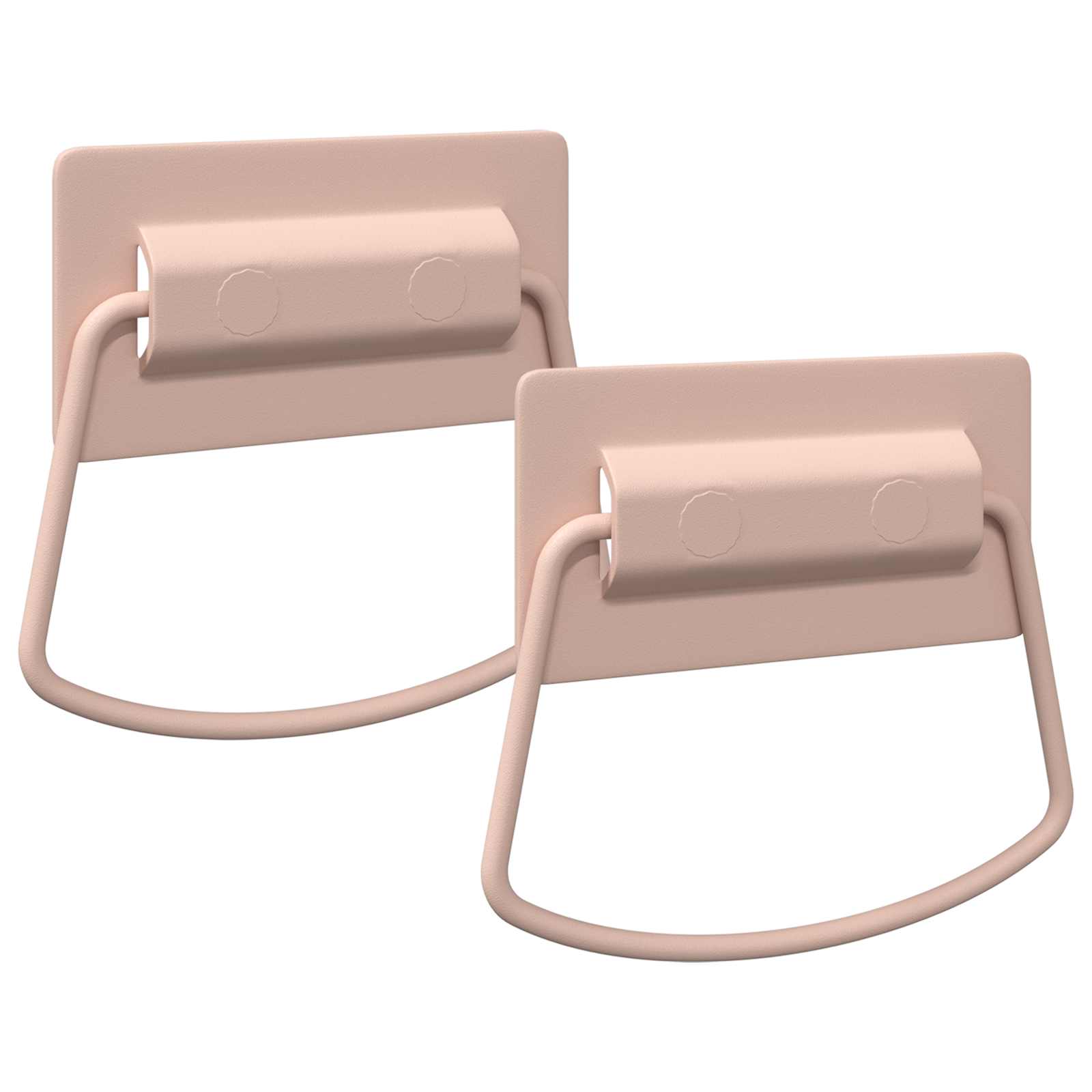 Vidaxxl Schrankgriffe 2 Stück rosa 85 x 45 mm Metall