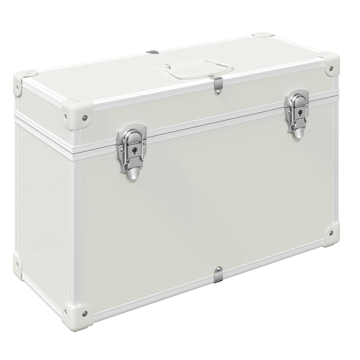 Vidaxxl Schrankgriffe 2 Stück weiß 85 x 45 mm Metall