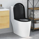 Vidaxx WC-Sitz schwarz 48 x 36,5 x 4,5 cm Polypropylen