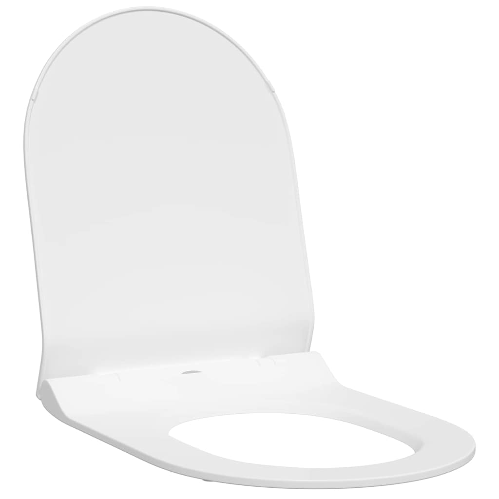Vidaxx WC-Sitz verstellbar weiß 50 x 36,5 x 5 cm Polypropylen
