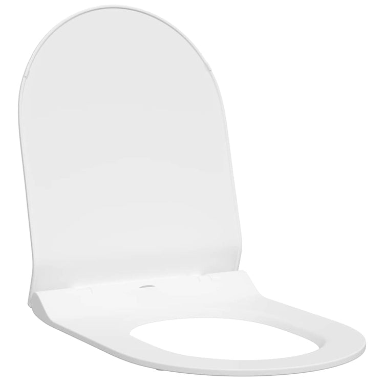 Vidaxx WC-Sitz verstellbar weiß 50 x 36,5 x 5 cm Polypropylen
