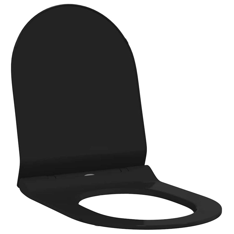 Vidaxx verstellbarer Toilettensitz schwarz 50 x 36,5 x 5 cm Polypropylen