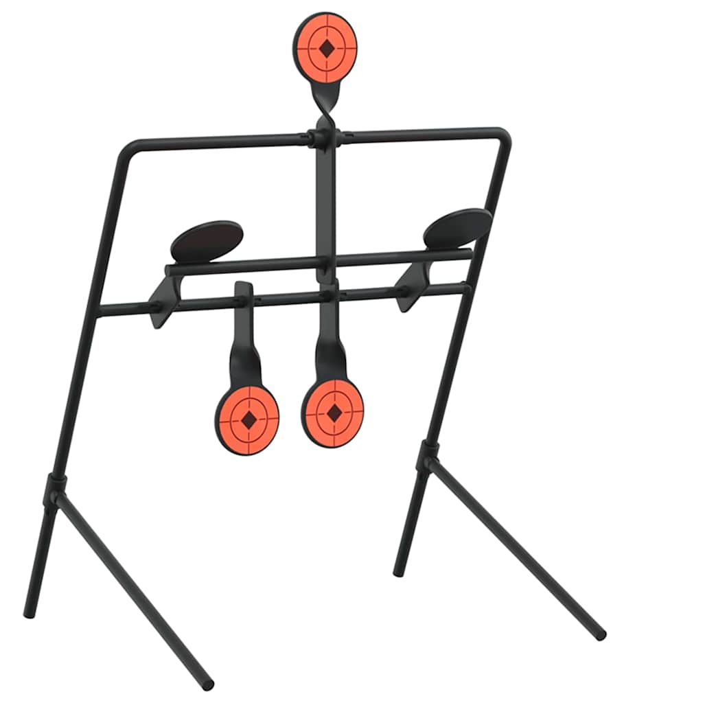 Vidaxx Rückstelltor schwarz 40 x 34 x 53 cm Stahl